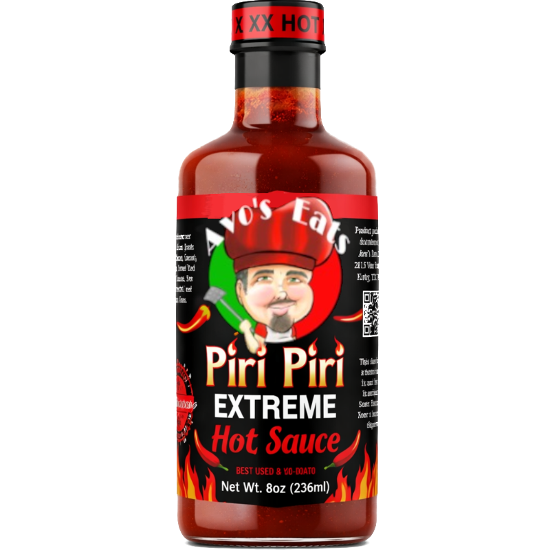 Avô's Eats Extreme Heat Piri Piri Sauce 8oz