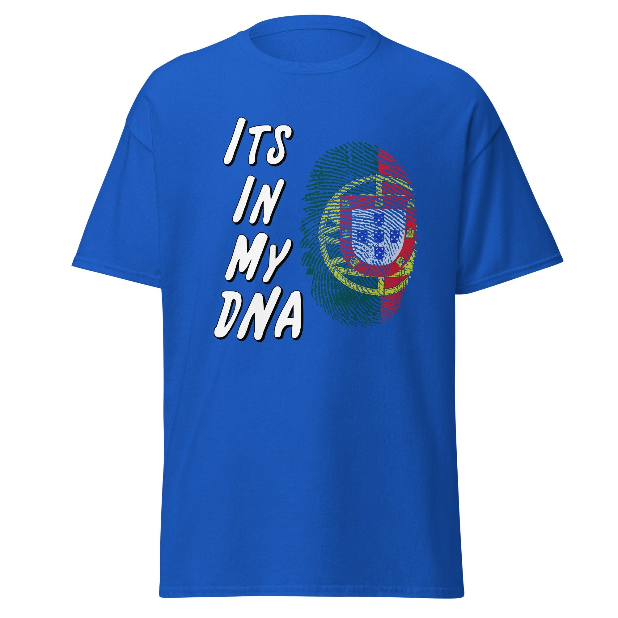 Its In My DNA Portuguese Flag Thumb Print Men’s classic T-Shirt