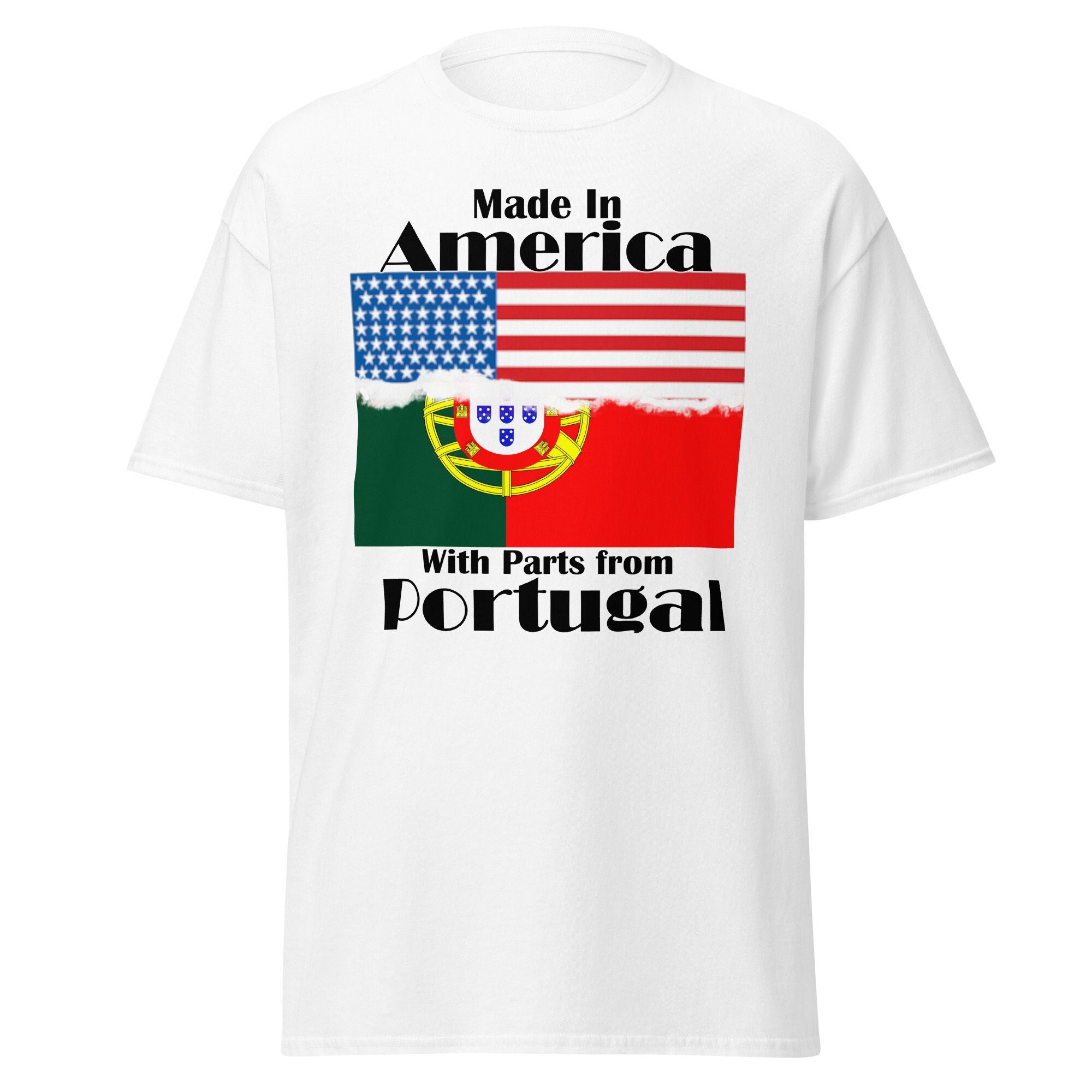 Made in America with Parts from Portugal Men’s classic T-Shirt