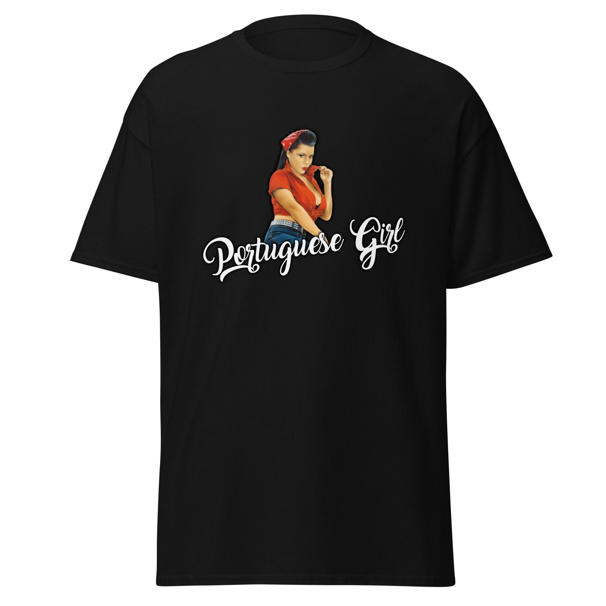 Portuguese Pin-Up Girl Men’s classic T-Shirt